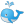Spouting whale icon