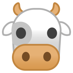 Cow face icon