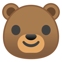 Bear face icon