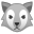 Wolf face icon