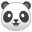 Panda face icon