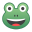 Frog face icon