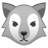 Wolf face icon