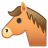 Horse face icon