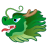 Dragon face icon