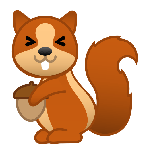 Chipmunk Icon | Noto Emoji Animals Nature Iconset | Google
