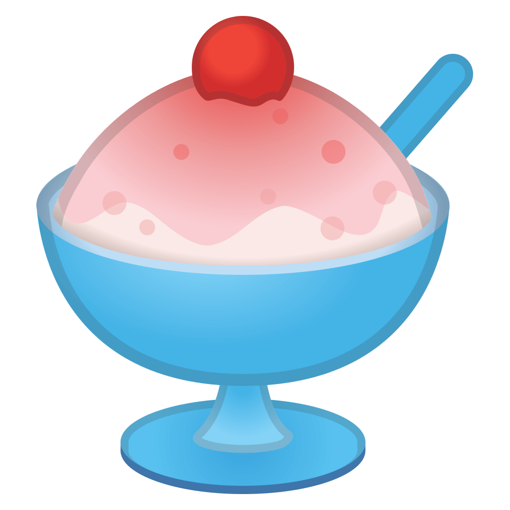 Shaved ice Icon | Noto Emoji Food Drink Iconset | Google