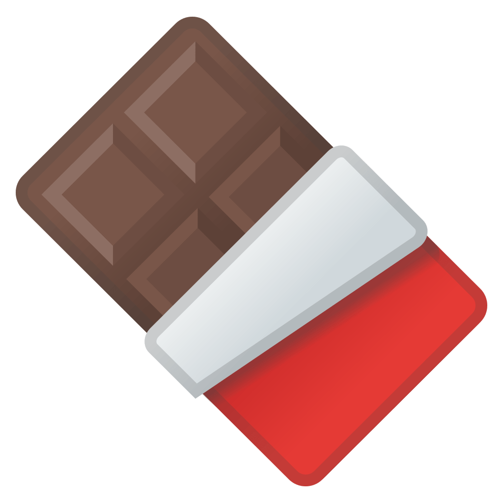 Chocolate Bar Icon Noto Emoji Food Drink Iconset Google