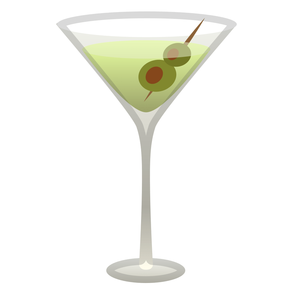 Cocktail glass Icon | Noto Emoji Food Drink Iconset | Google