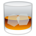 Tumbler glass icon