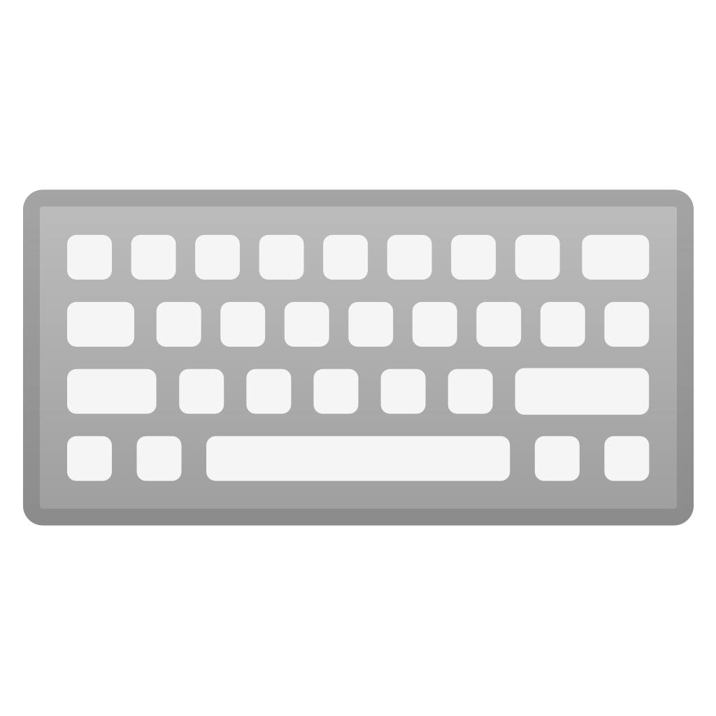 Keyboard Icon Noto Emoji Objects Iconset Google