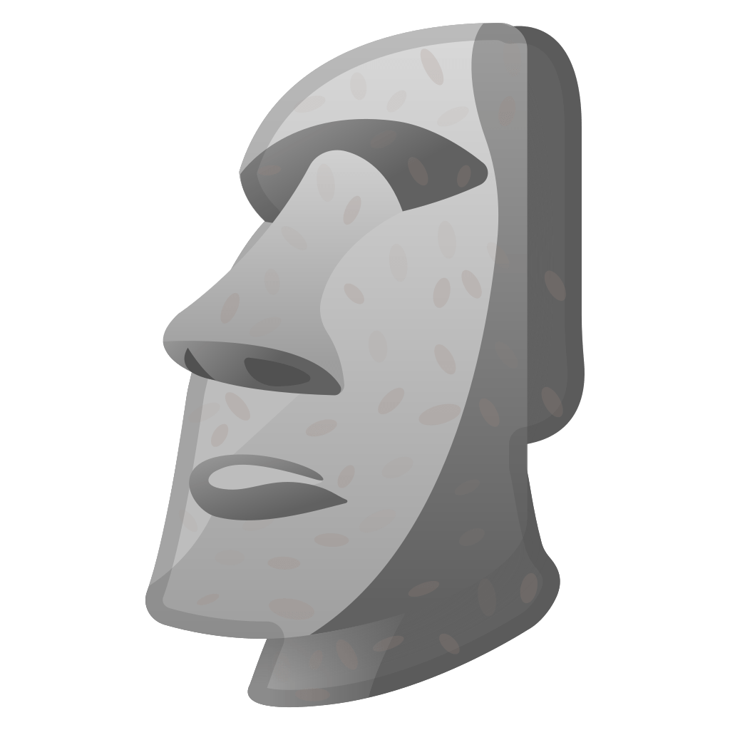 Moai Icon Noto Emoji Objects Iconset Google