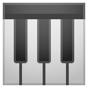 Musical keyboard icon