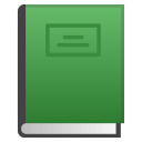 Green book icon