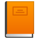 Orange book icon
