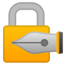 62948-locked-with-pen icon