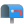 Open mailbox with lowered flag icon