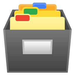 Card file box icon