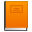 Orange book icon