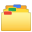 Card index dividers icon