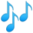 62798-musical-notes icon