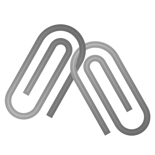 Linked paperclips icon