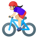 11686-woman-biking-light-skin-tone icon