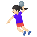 11815-woman-playing-handball-light-skin-tone icon