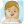 Woman in steamy room medium light skin tone icon