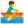 Man rowing boat icon