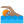 Man swimming medium skin tone icon