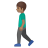 Man walking medium skin tone icon