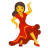 Woman dancing icon