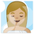 11353-woman-in-steamy-room-medium-light-skin-tone icon