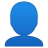 Bust in silhouette icon