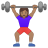 11660-woman-lifting-weights-medium-skin-tone icon