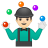 11833-man-juggling-light-skin-tone icon