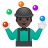 11841-man-juggling-dark-skin-tone icon