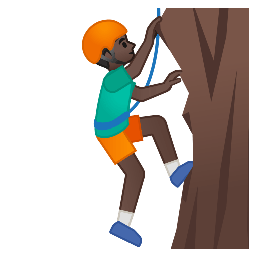 11401-man-climbing-dark-skin-tone icon