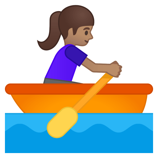 11560-woman-rowing-boat-medium-skin-tone icon