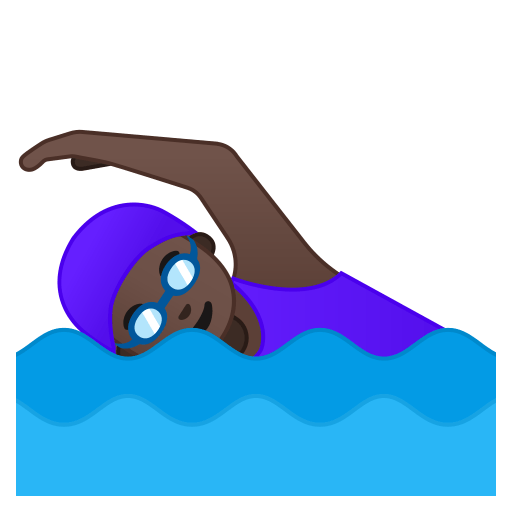 11594-woman-swimming-dark-skin-tone icon