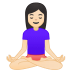 11411-woman-in-lotus-position-light-skin-tone icon