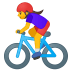 11684-woman-biking icon