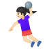 11815-woman-playing-handball-light-skin-tone icon