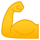 Flexed biceps icon