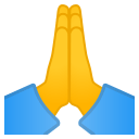 Folded hands icon