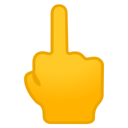 Middle finger icon