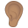 Ear medium skin tone icon
