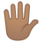 11993-hand-with-fingers-splayed-medium-skin-tone icon
