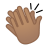 12072-clapping-hands-medium-skin-tone icon